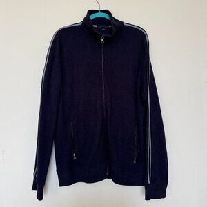 Banana Republic Full-Zip Sweater – Navy Blue – Size Large